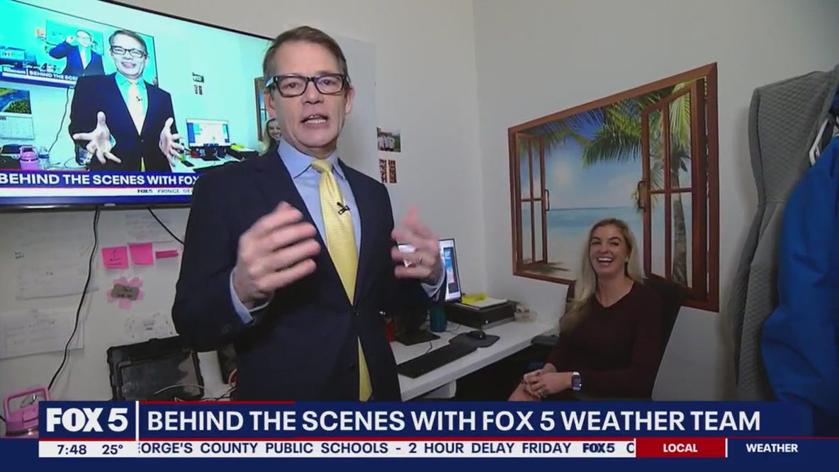 Behind the scenes with the FOX 5 Weather Team
